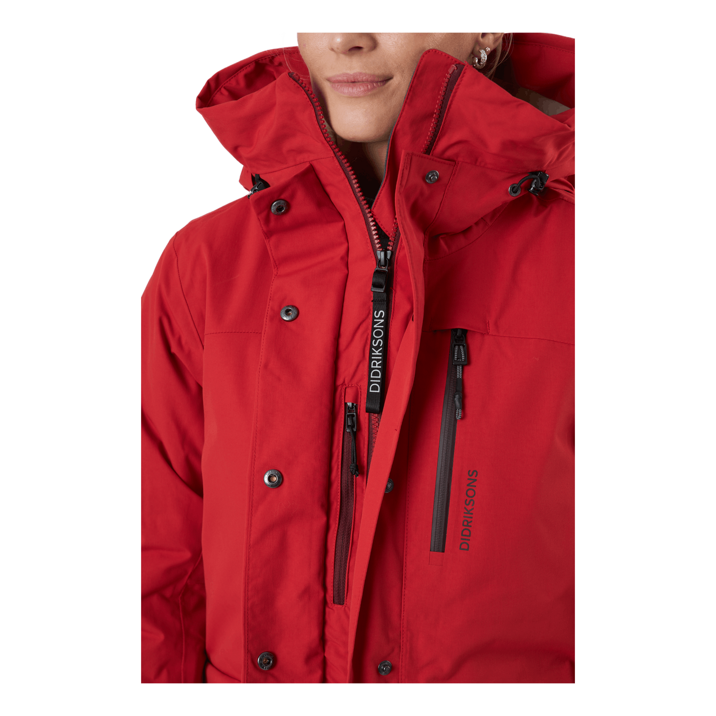 Ciana Wns - Didriksons Red Parka – Pomme