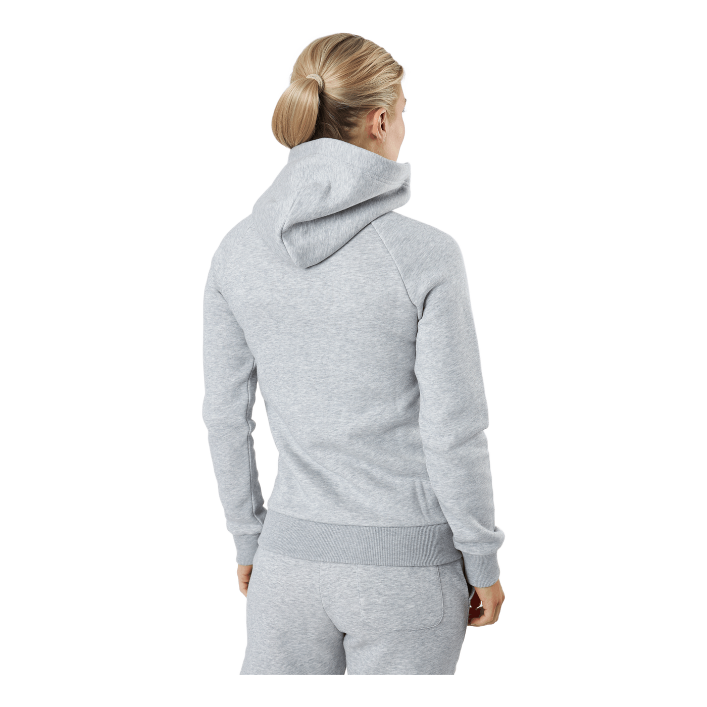 W Original Zip Hood Med Grey Melange