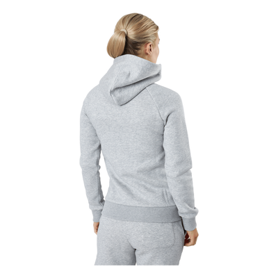 W Original Zip Hood Med Grey Melange