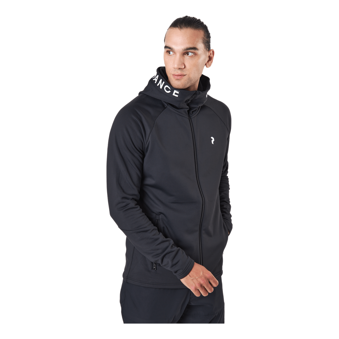 M Rider Zip Hood Black