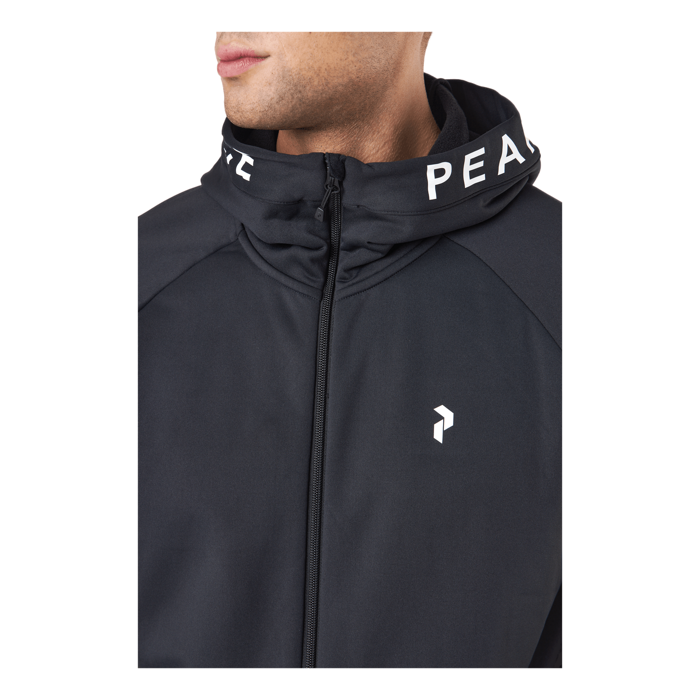 M Rider Zip Hood Black