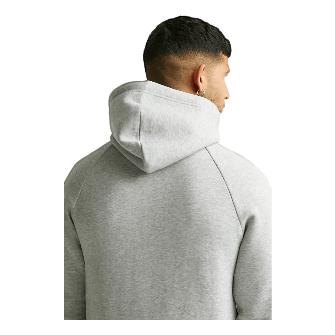 M Original Zip Hood Med Grey Melange