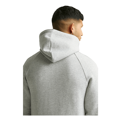 M Original Zip Hood Med Grey Melange