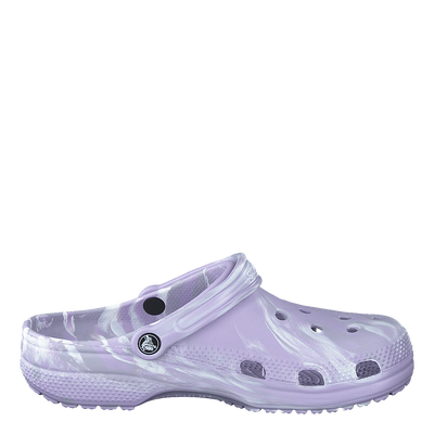 Classic Marbled Clog Lavender/multi