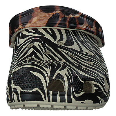 Classic Animal Remix Clog Bone/multi Animal