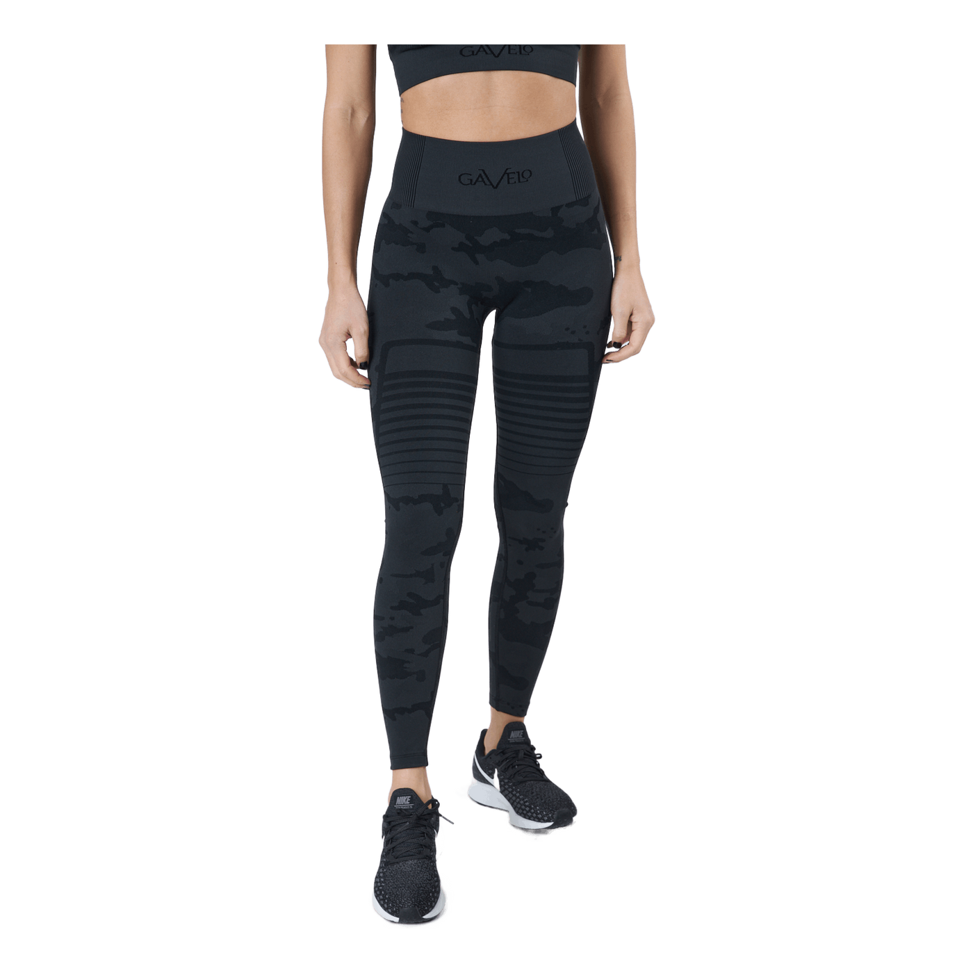 Antracite Camo Leggings Antracite Grey