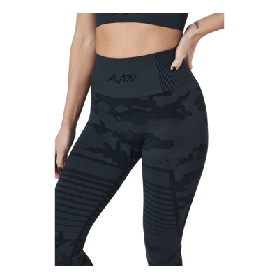 Antracite Camo Leggings Antracite Grey