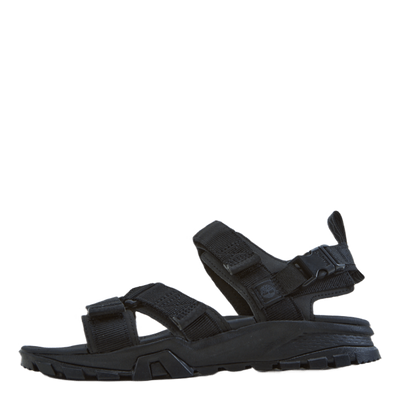 Garrison Trail Webbing Sandal Jet Black