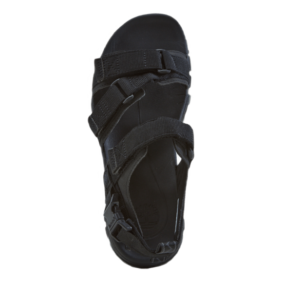 Garrison Trail Webbing Sandal Jet Black