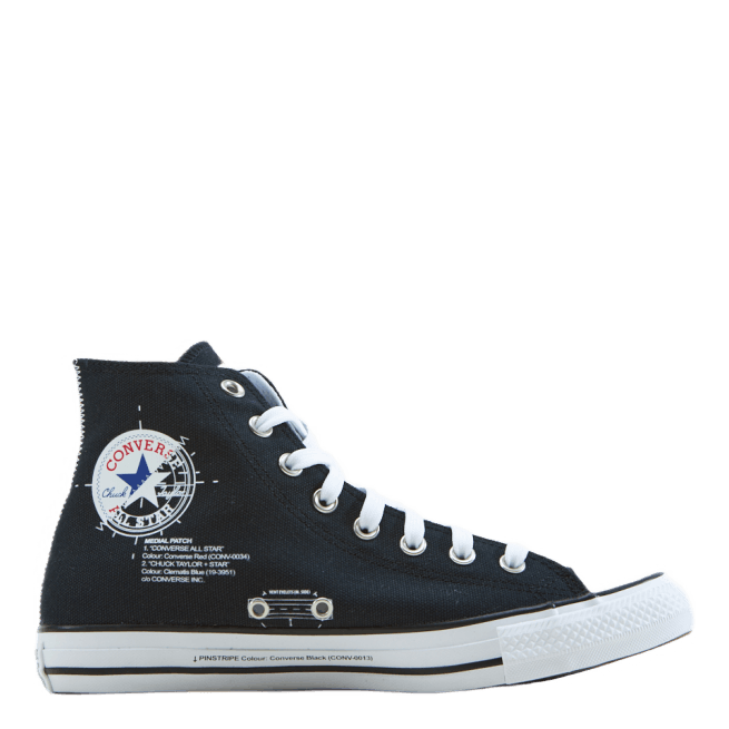 Chuck Taylor All Star Black/high Risk Red/clematis B