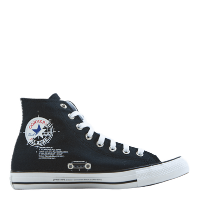 Chuck Taylor All Star Black/high Risk Red/clematis B