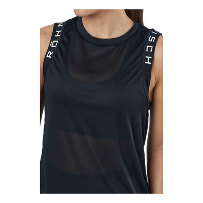 Kay Mesh Singlet Black