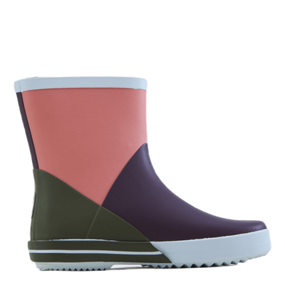 Arild Short Boot Blackberry/light Rose