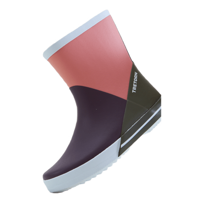 Arild Short Boot Blackberry/light Rose