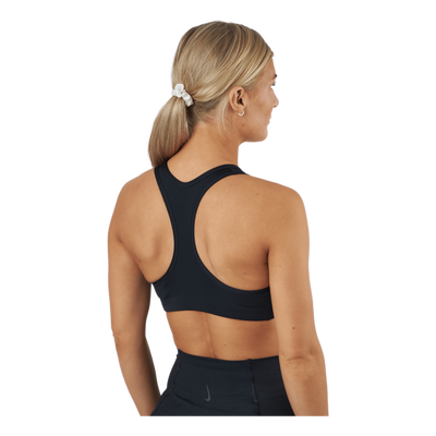 Dri-FIT Swoosh Women's Medium-Support Graphic Sports Bra BLACK/WHITE/PARTICLE GREY