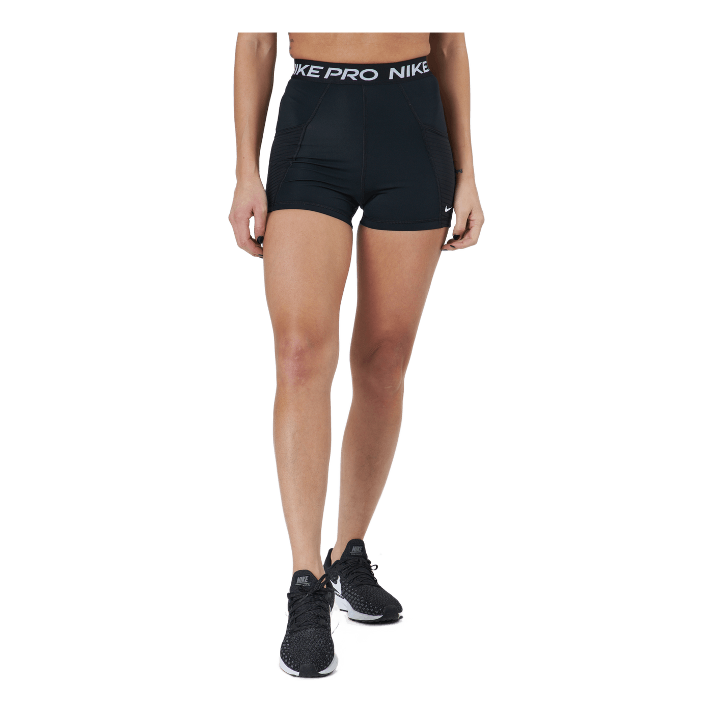 Nike Pro Dri-fit Women's 3" Hi Black/white