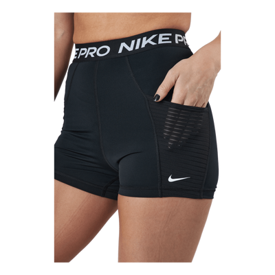 Nike Pro Dri-fit Women's 3" Hi Black/white