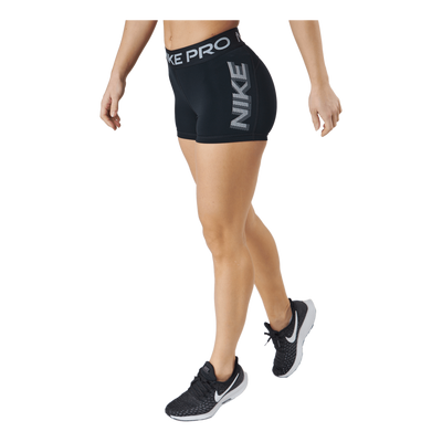 Nike Pro Dri-fit Women's 3" Gr Black/black/white