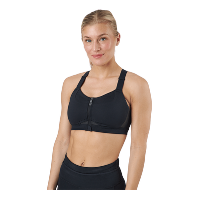 Dri-FIT Alpha Women's High-Support Padded Zip-Front Sports Bra BLACK/BLACK/DK SMOKE GREY/DK SMOKE GREY