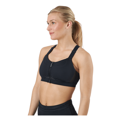 Dri-FIT Alpha Women's High-Support Padded Zip-Front Sports Bra BLACK/BLACK/DK SMOKE GREY/DK SMOKE GREY