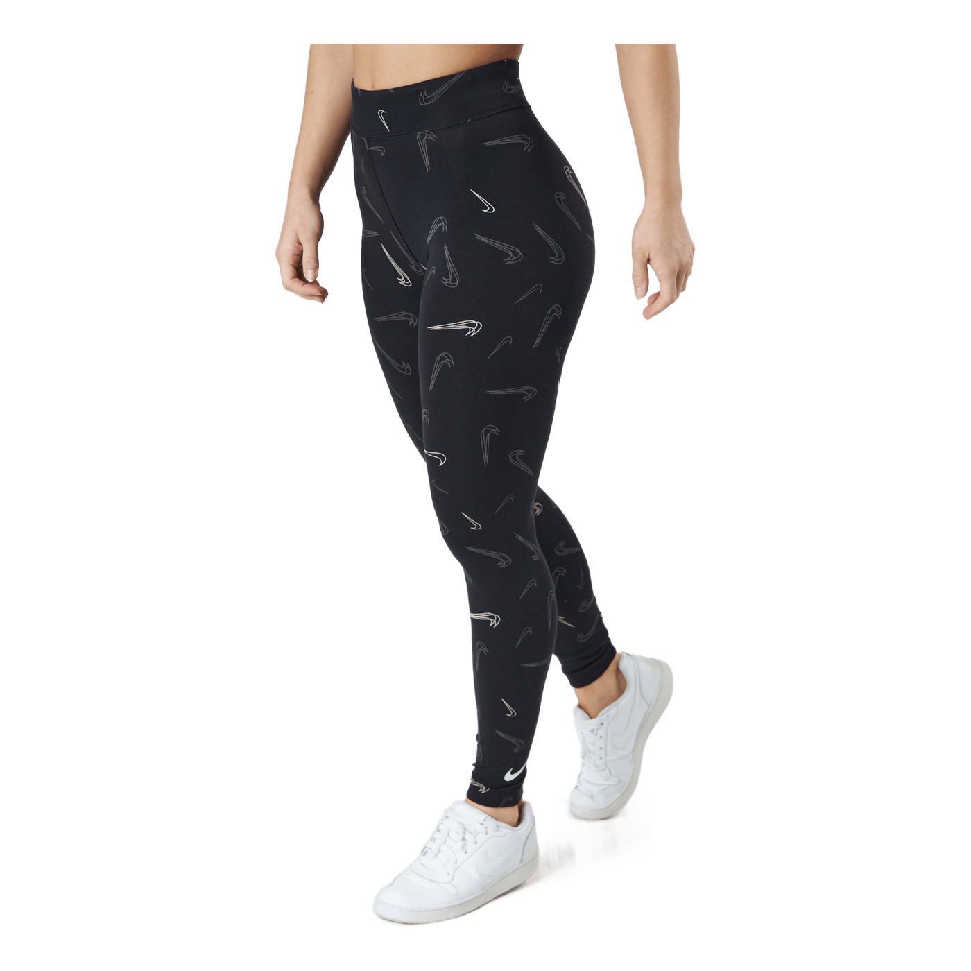 W Nsw Hw Tight Aop Prnt Black/white