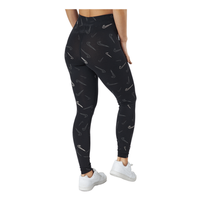 W Nsw Hw Tight Aop Prnt Black/white