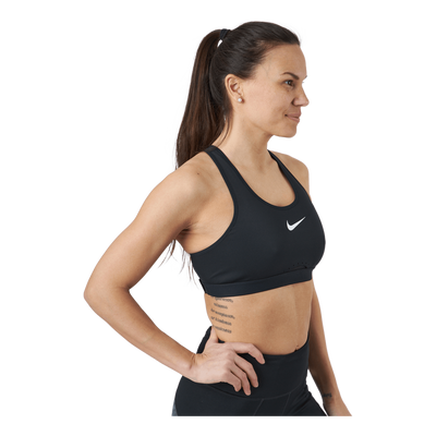 Dri-FIT Swoosh Women's High-Support Non-Padded Adjustable Sports Bra BLACK/BLACK/DK SMOKE GREY/WHITE