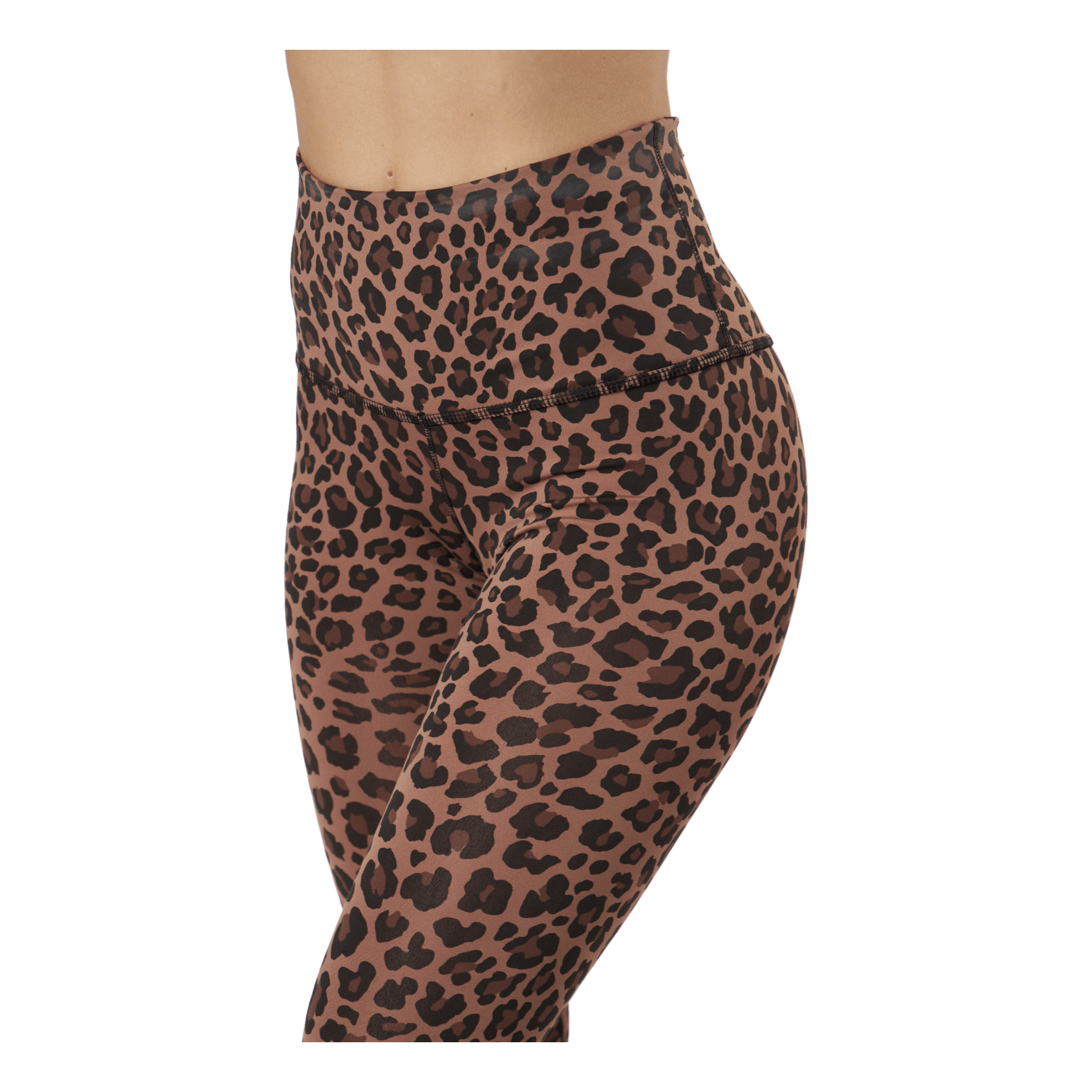 Nike One Women's High-Waisted Printed Leggings, Archaeo Brown