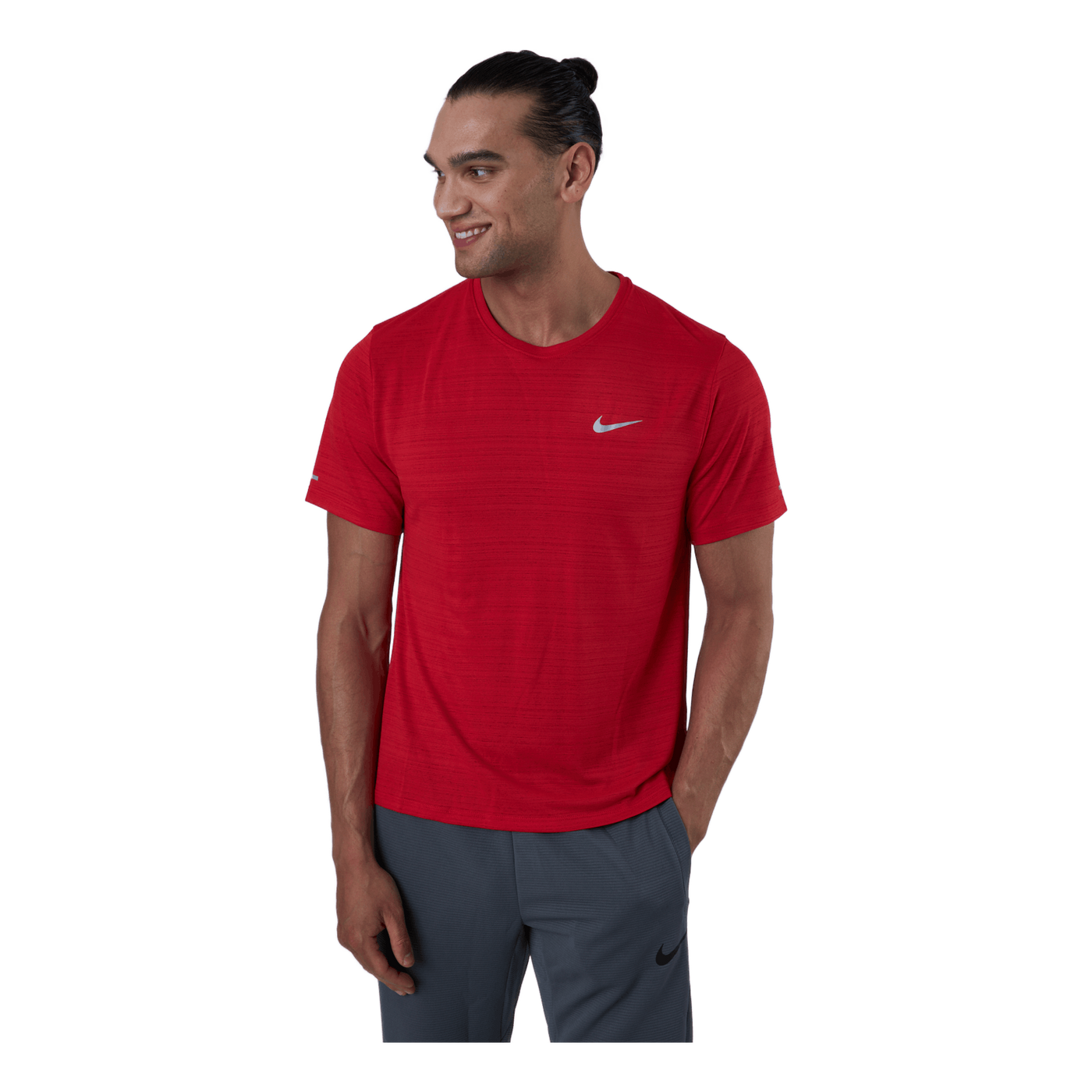 Nike Dri-fit Miler Men's Runni University Red/reflective Silv