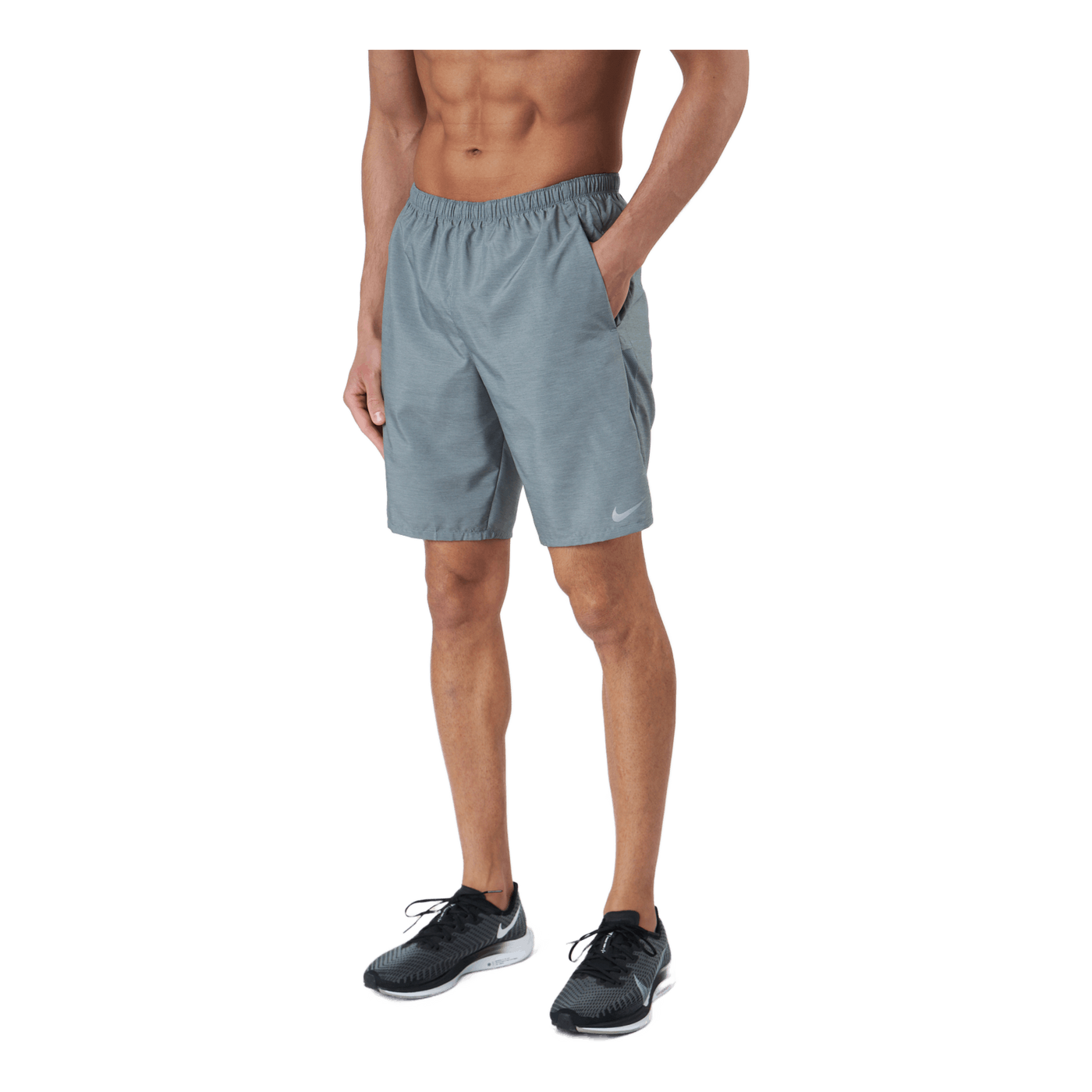 Nike Challenger Men's Brief-li Smoke Grey/htr/reflective Silv