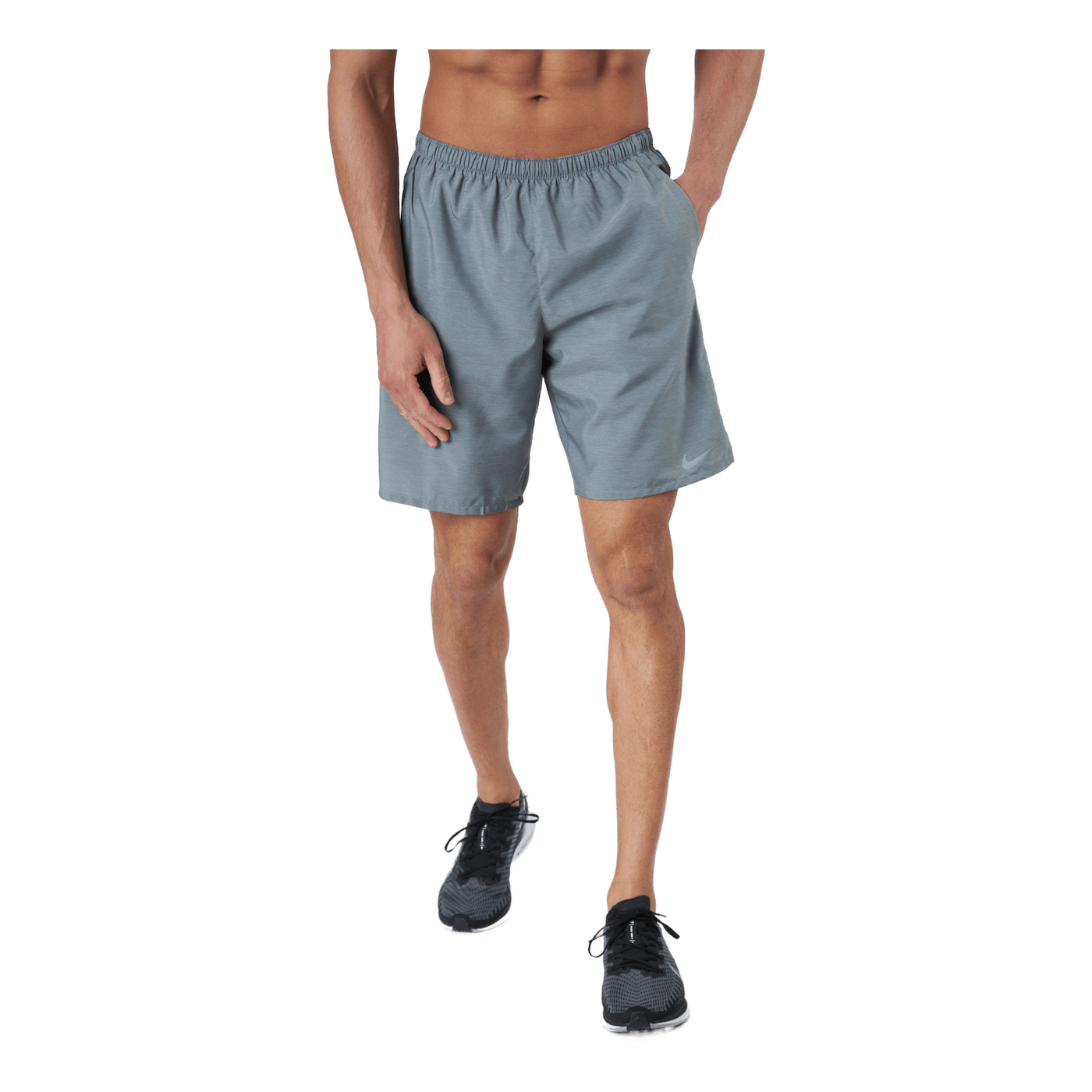 Nike Challenger Men's Brief-li Smoke Grey/htr/reflective Silv