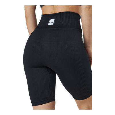 Rib Seamless Bikers Black