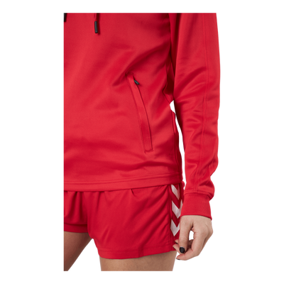 Hmlcore Xk Poly Sweat Hoodie W True Red