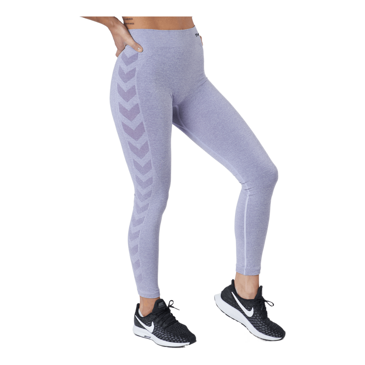 Hmlci Seamless Mid Waist Tight Lavender Melange