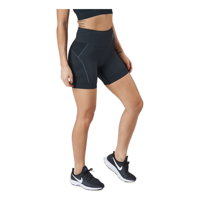 Hmlte Christel Seamless Shorts Black/asphalt Melange