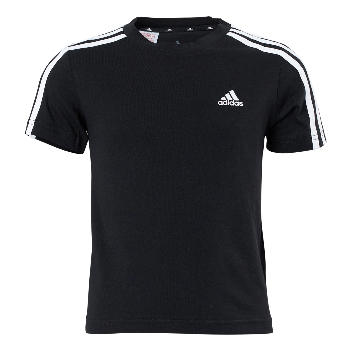 Adidas Essentials 3-Stripes T-Shirt Black