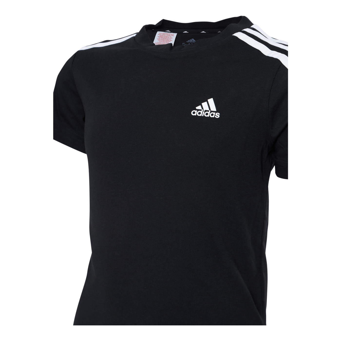 Adidas Essentials 3-Stripes T-Shirt Black