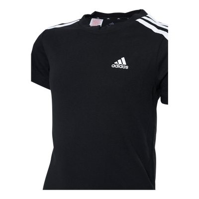 Adidas Essentials 3-Stripes T-Shirt Black