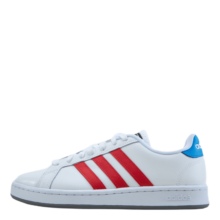 Grand Court Base Shoes Cloud White / Vivid Red / Blue Rush