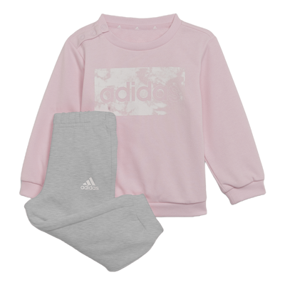 Adidas Essentials Sweatshirt And Pants Clear Pink