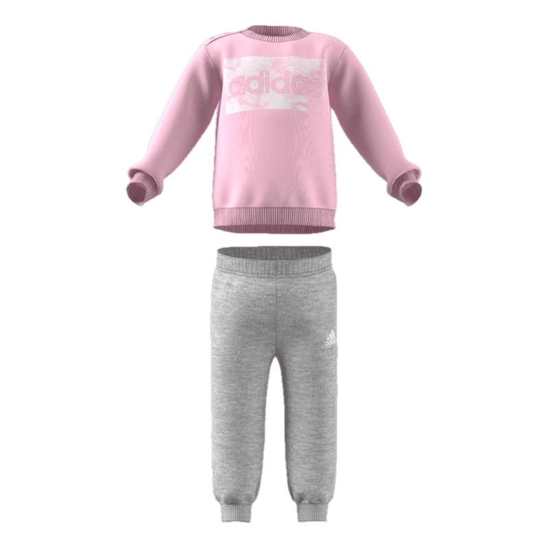 Adidas Essentials Sweatshirt And Pants Clear Pink