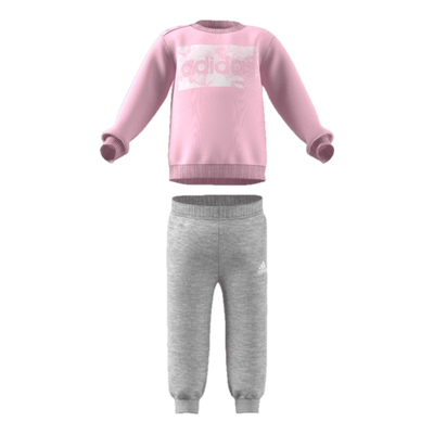 Adidas Essentials Sweatshirt And Pants Clear Pink