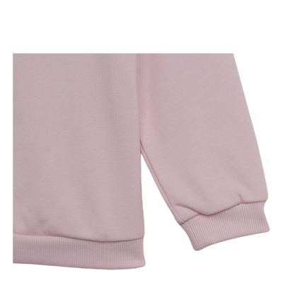 Adidas Essentials Sweatshirt And Pants Clear Pink