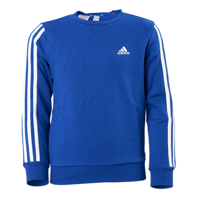 Essentials 3-Stripes Crewneck Sweatshirt Team Royal Blue