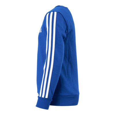 Essentials 3-Stripes Crewneck Sweatshirt Team Royal Blue