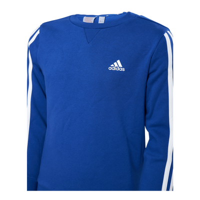 Essentials 3-Stripes Crewneck Sweatshirt Team Royal Blue