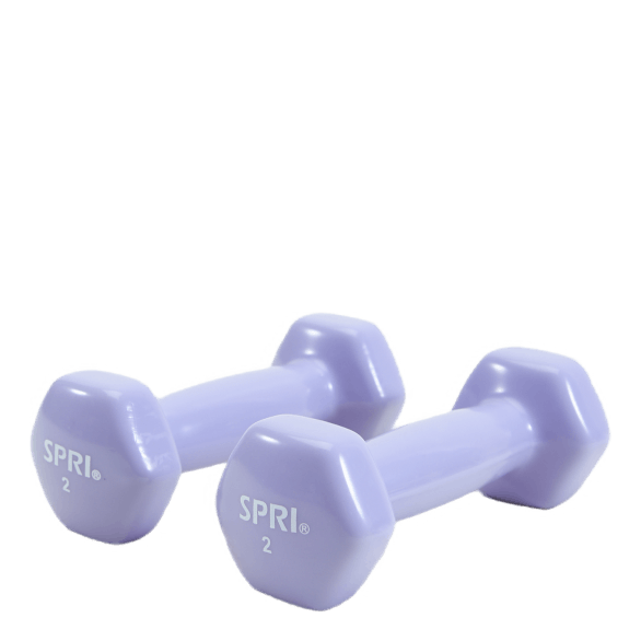 Spri Dumbbells Vinyl 0,9kg/2lb Purple