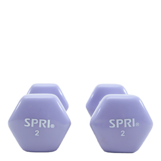 Spri Dumbbells Vinyl 0,9kg/2lb Purple