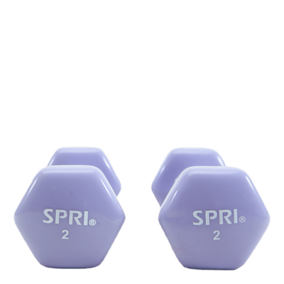 Spri Dumbbells Vinyl 0,9kg/2lb Purple