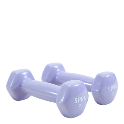 Spri Dumbbells Vinyl 0,9kg/2lb Purple